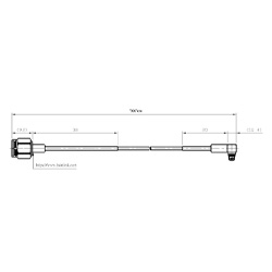 HS-SMAM To MMCXM(RA) With 1.37 Cable XXcm (8G)
